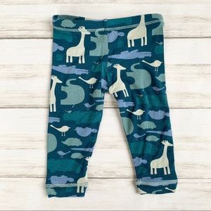 Kickee Pants Blue “Peacock & Multi Animal” Pajama Pants